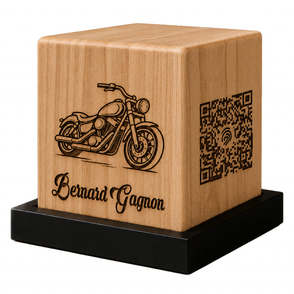 Cube merisier