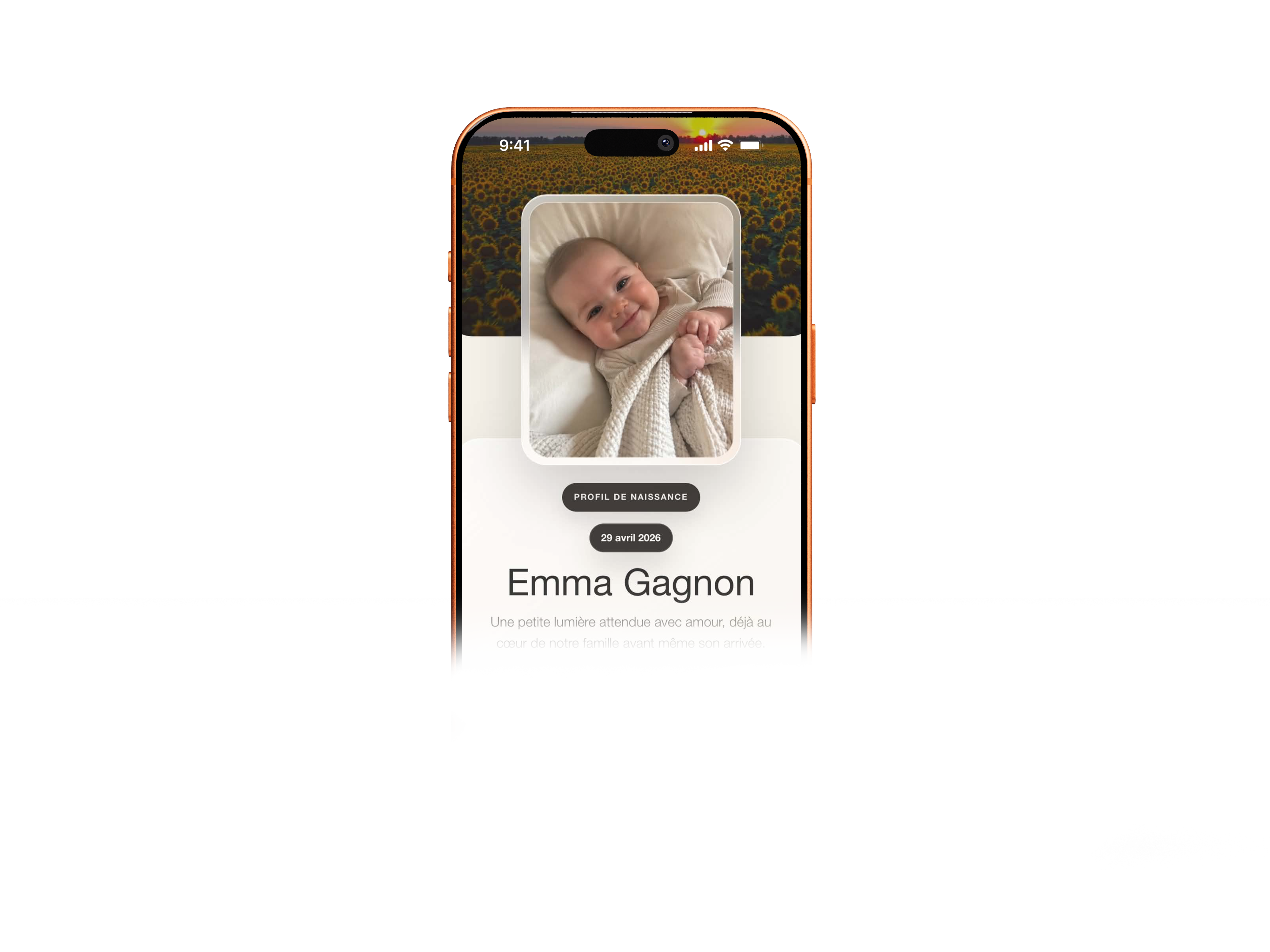Emma Gagnon - Profil naissance