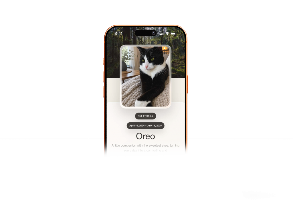Oreo - Pet profile