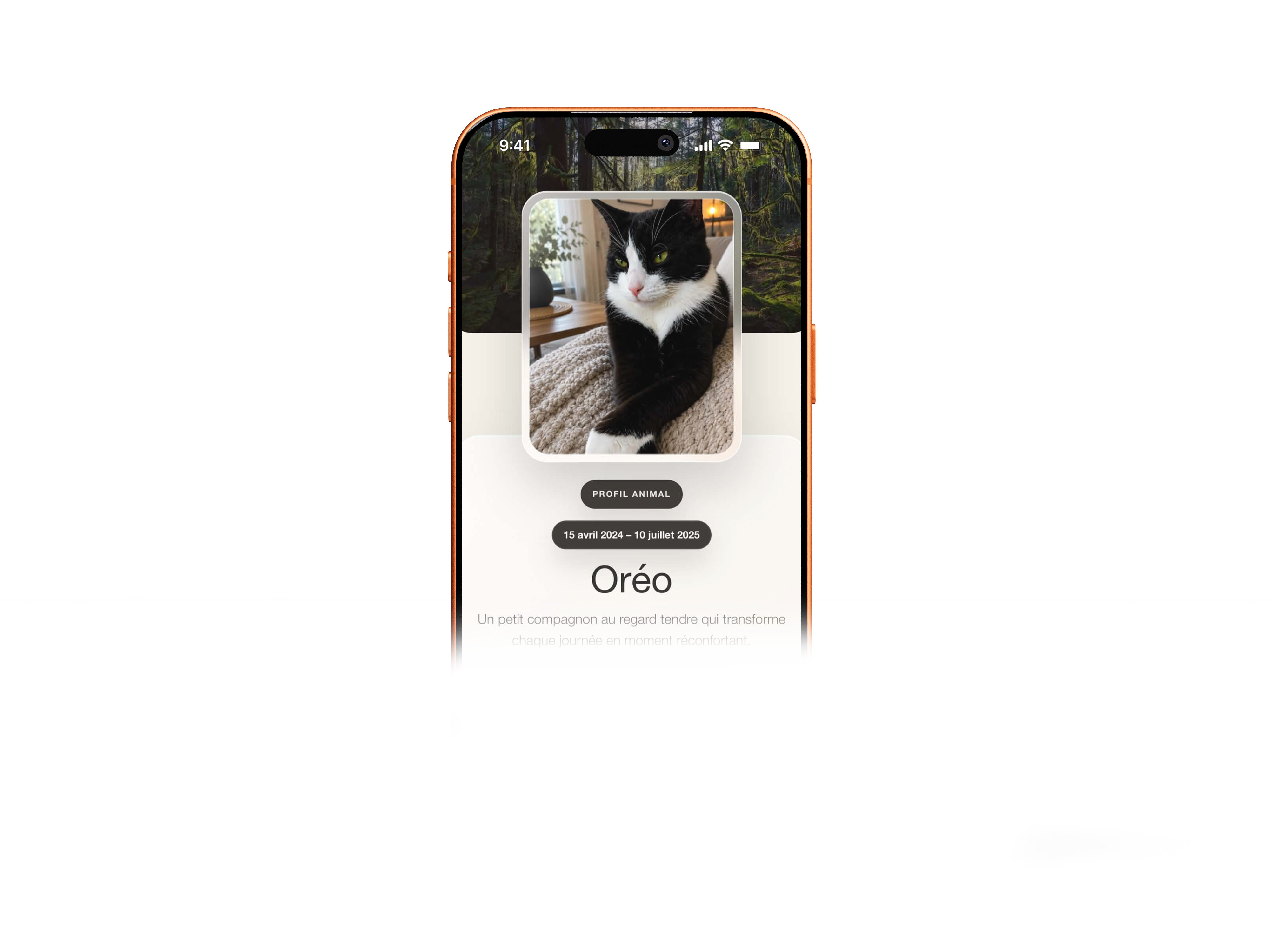 Oréo - Profil animal